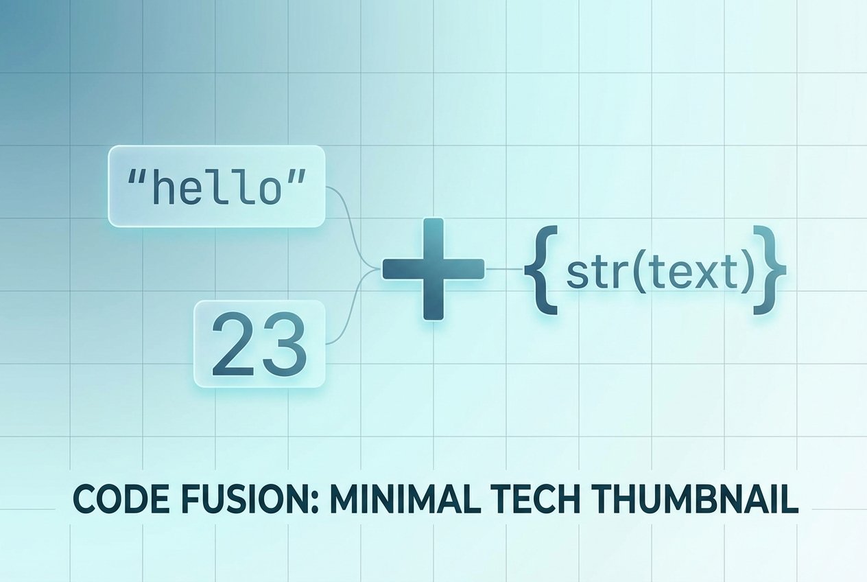 How to Concatenate String and Int in Python (With Examples)