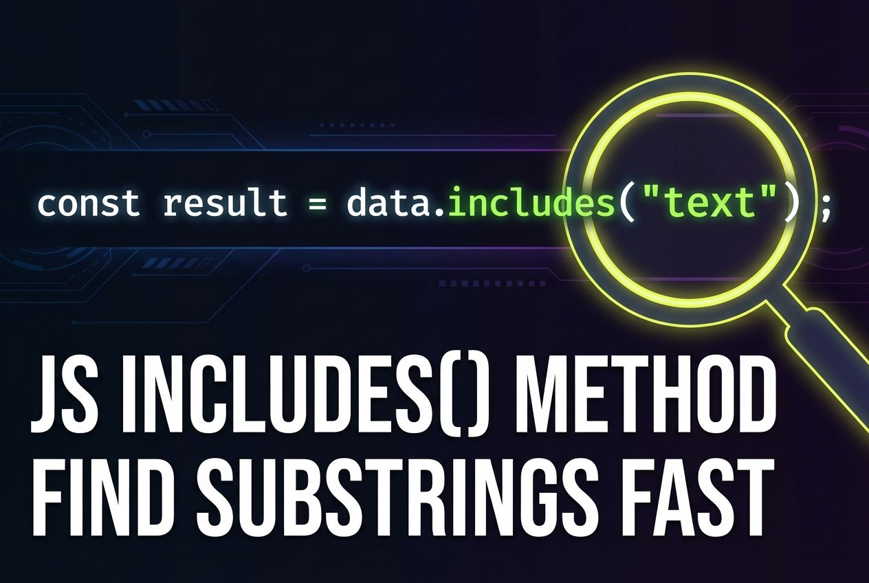 includes() String Method in JavaScript